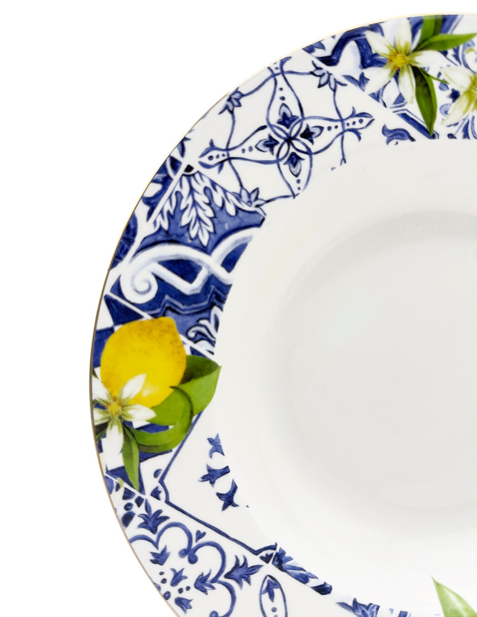 Vajilla cerrada Veranéa de porcelana para 4 personas 7