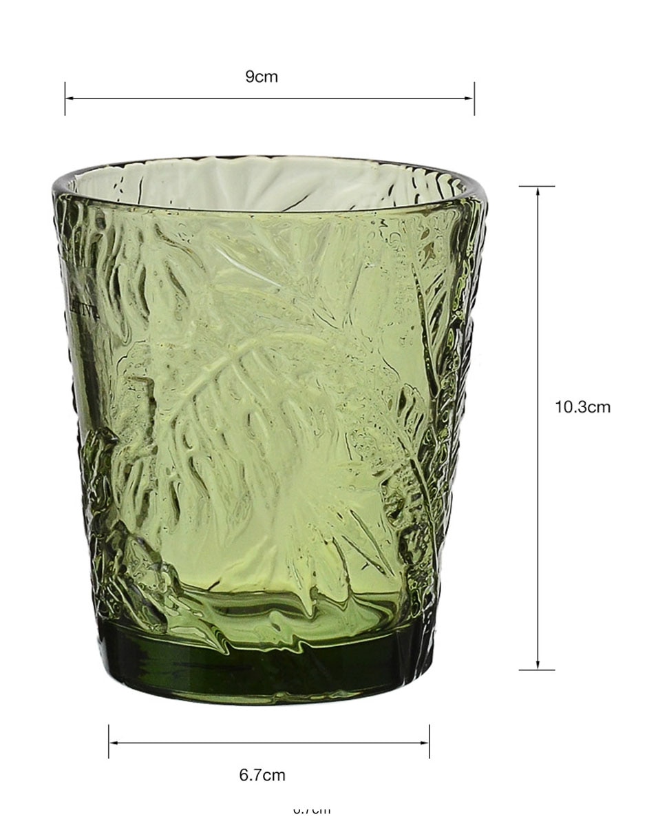 Vaso dof Palmira de vidrio 4