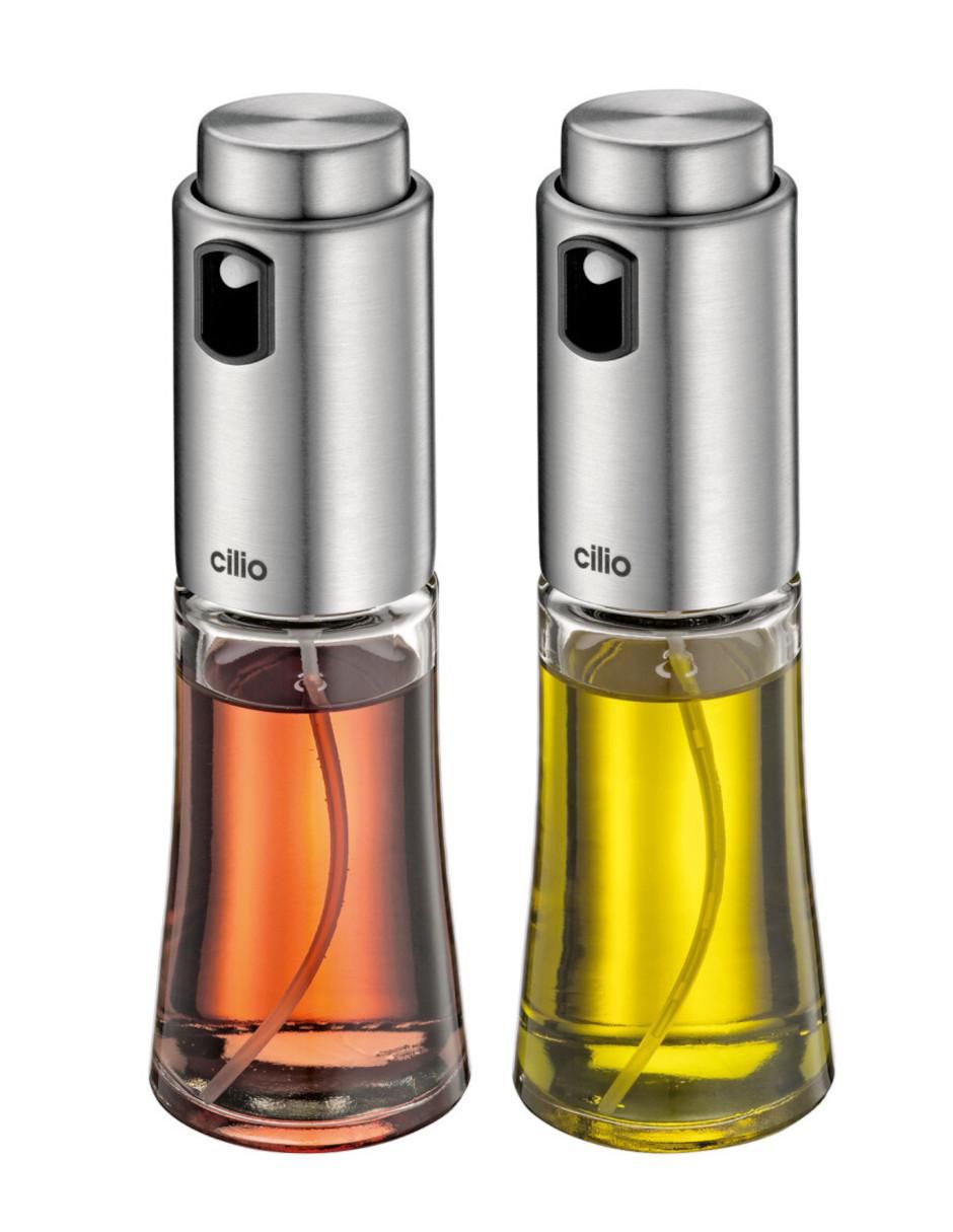 Set de aceite y vinagre Bari de acero inoxidable