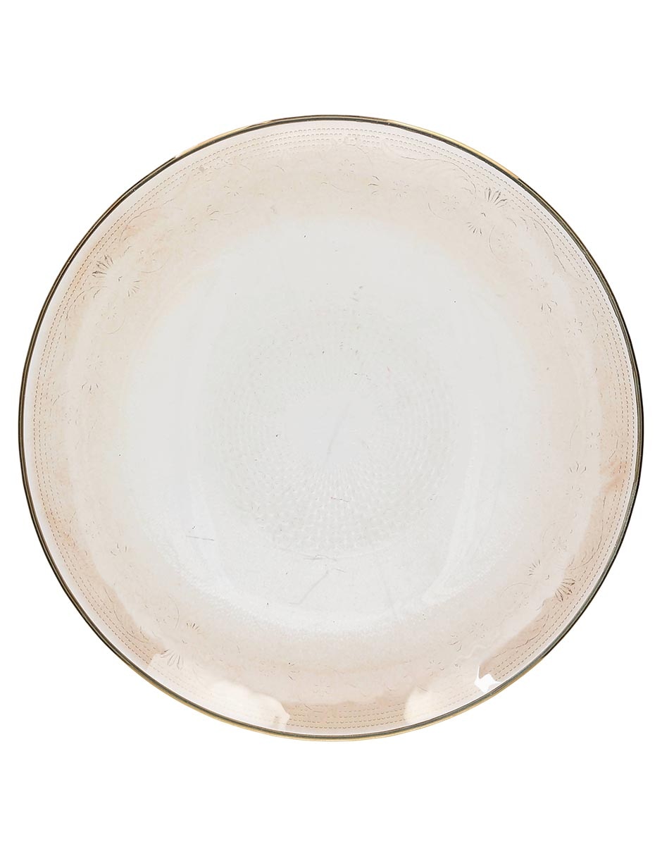 Plato base de vidrio 2