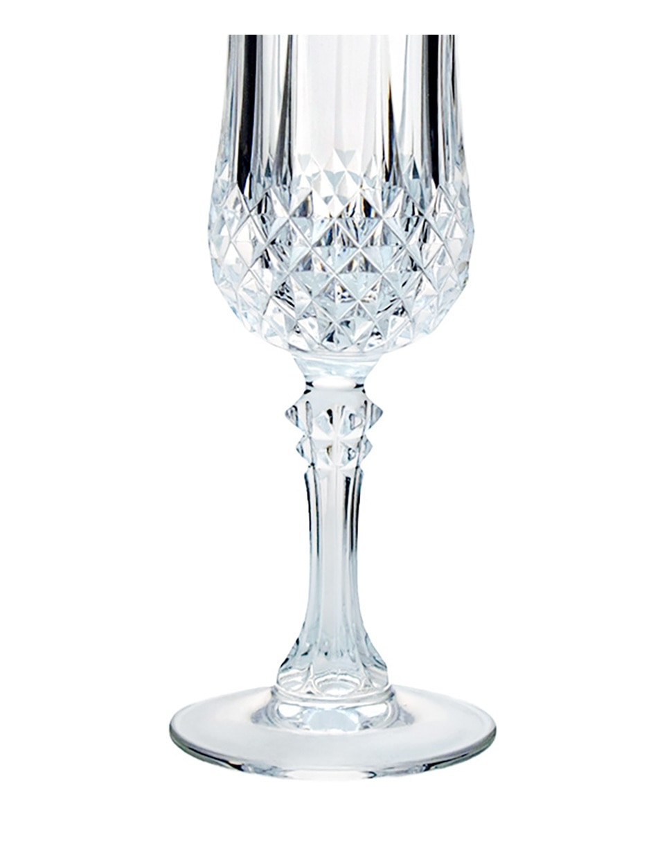 Copa para champán Longchamp de cristal 3