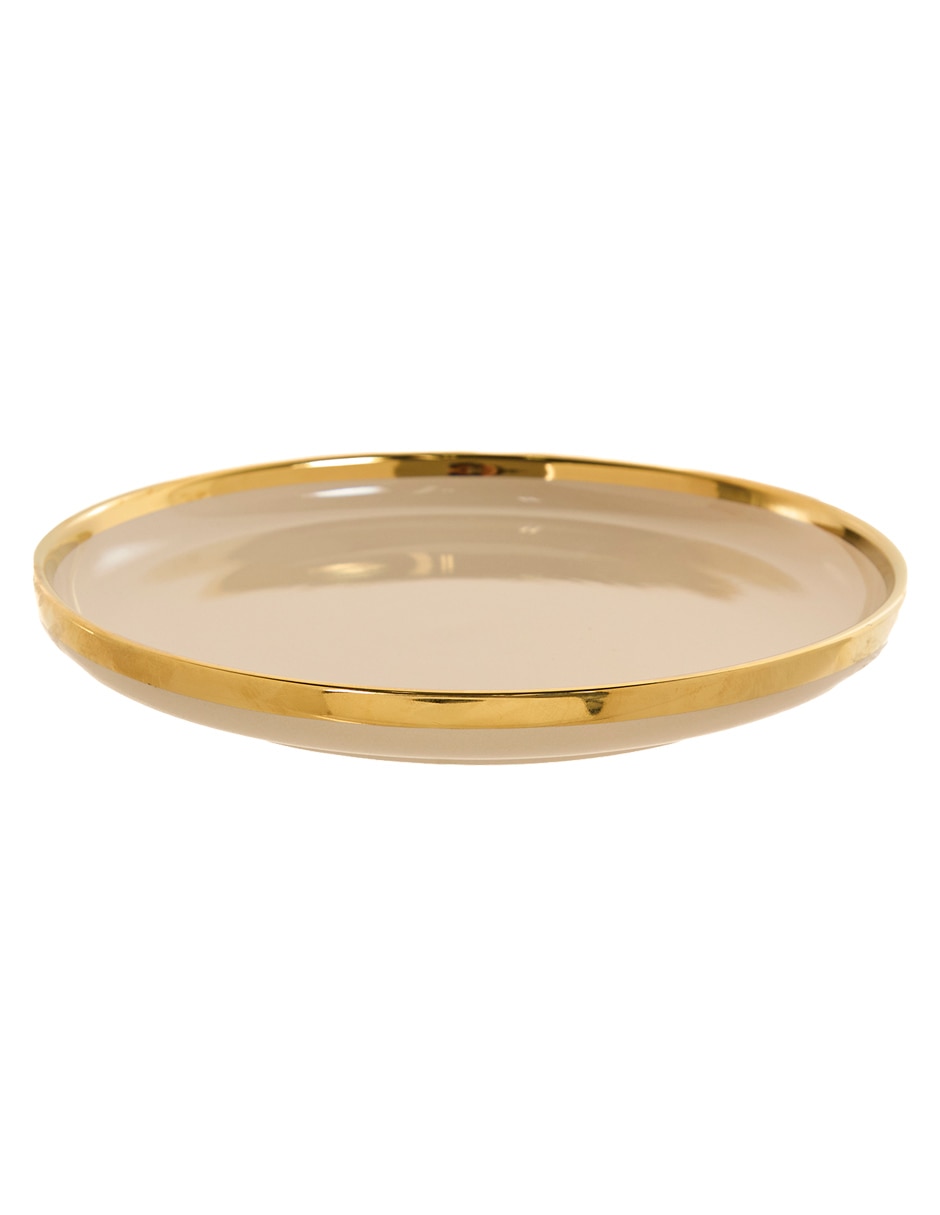 Vajilla greigegold de porcelana para 4 personas 2