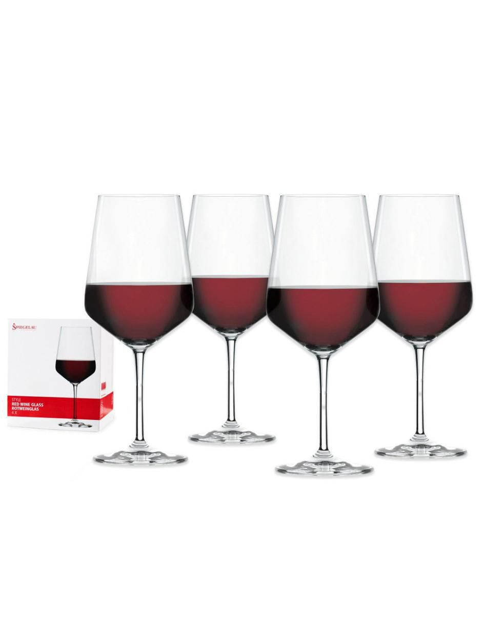 Set de copas para vino tinto Style de cristal 4