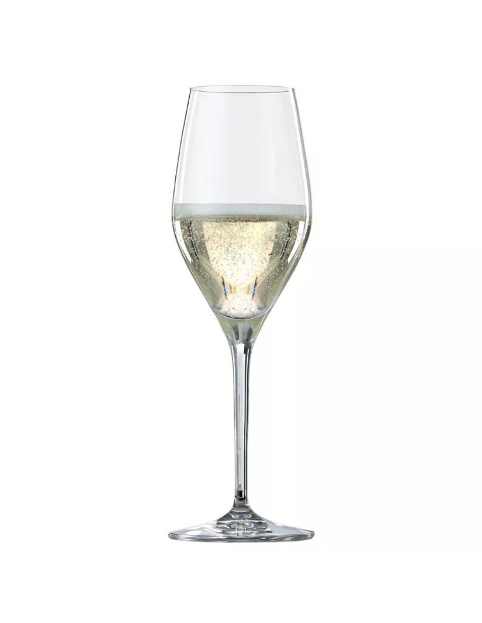 Set de copas para champán Proseco de vidrio 2