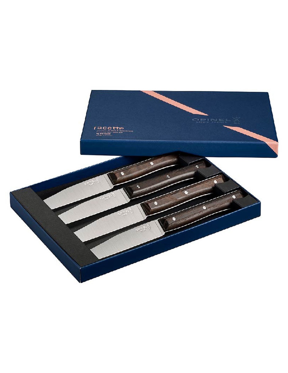 Set de cuchillos carniceros de madera de fresno 4 piezas 3
