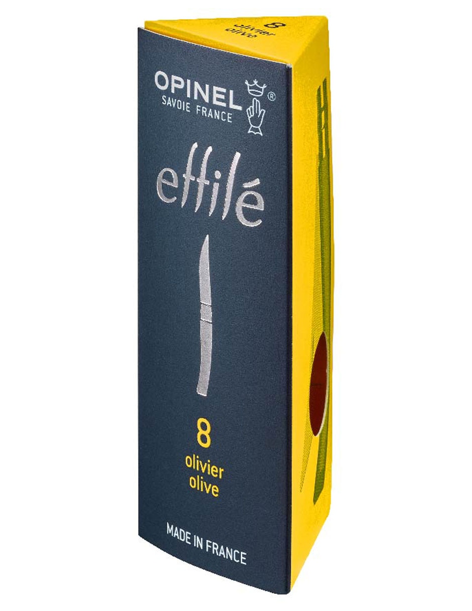 Cuchillo de carne de bolsillo de madera de olivo 4
