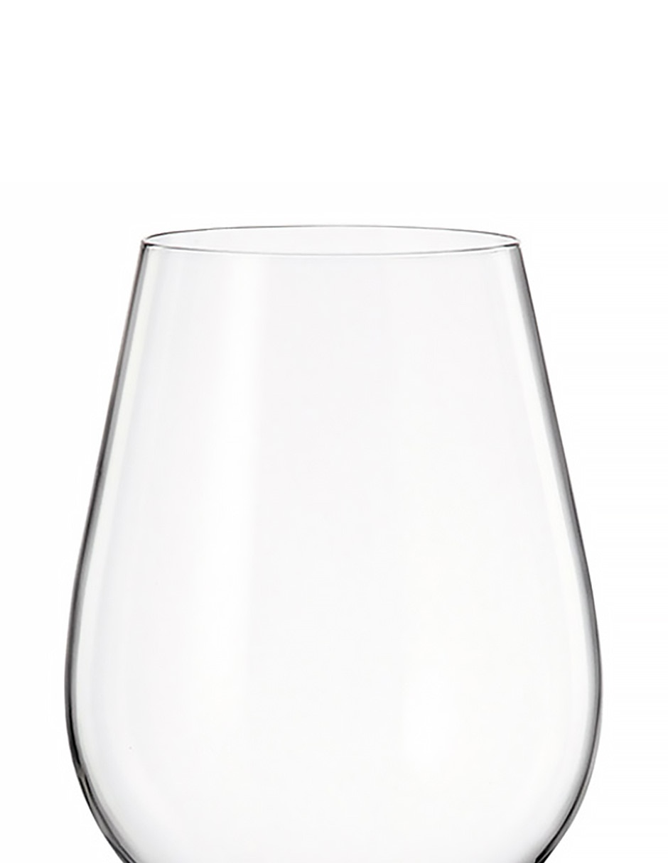 Set de copas para vino tinto Verona de cristal 6 piezas 2