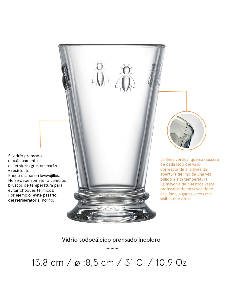 Vaso High Ball de vidrio 5