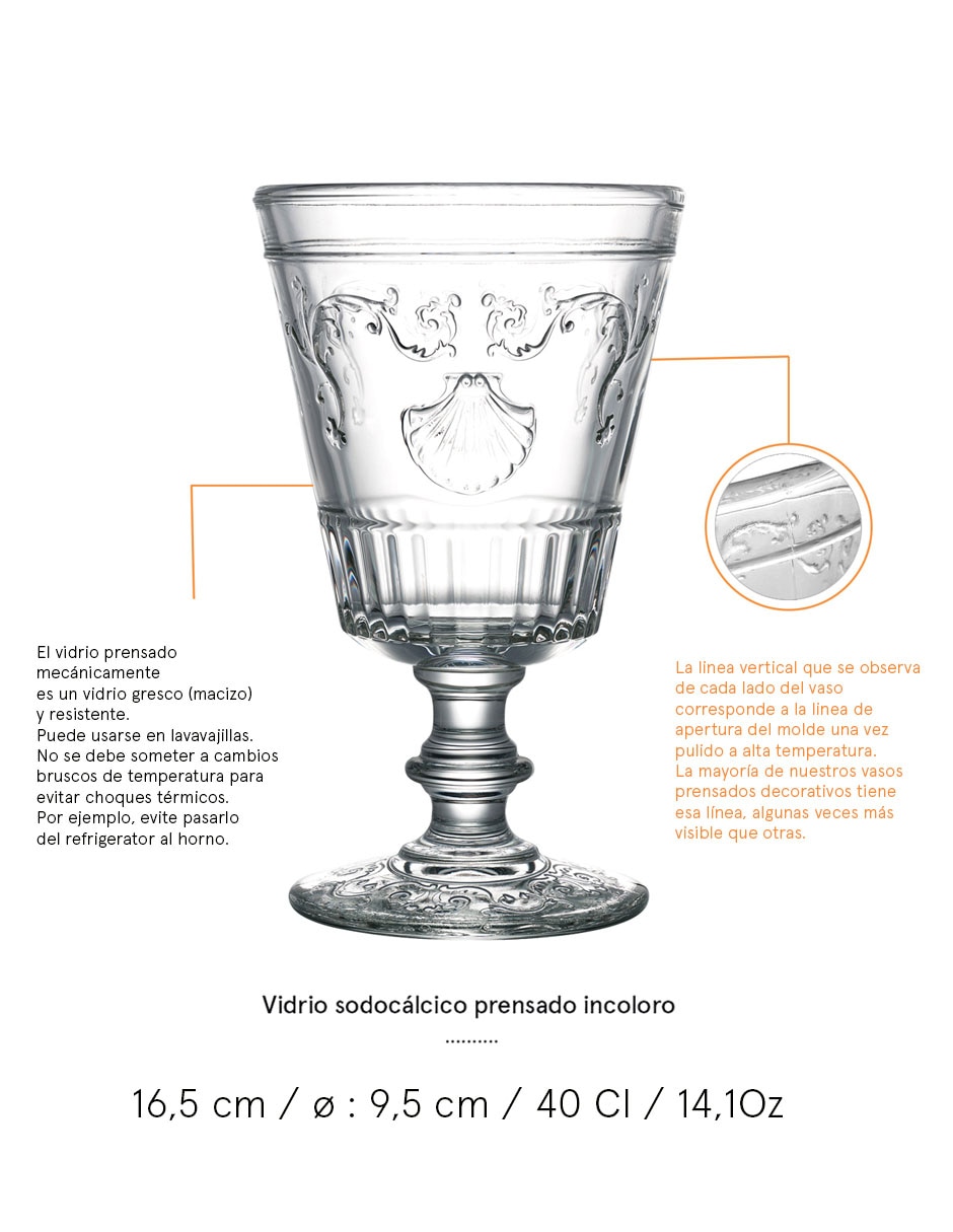 Copa para vino de vidrio 4
