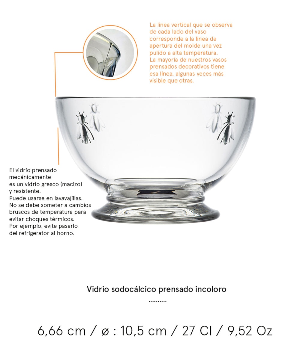 Bowl Abeille de vidrio 4