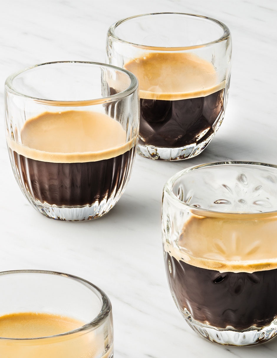Set de taza express Troquet de vidrio 4
