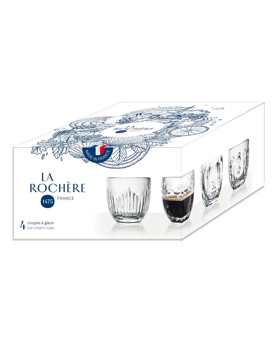 Set de taza express Troquet de vidrio 3