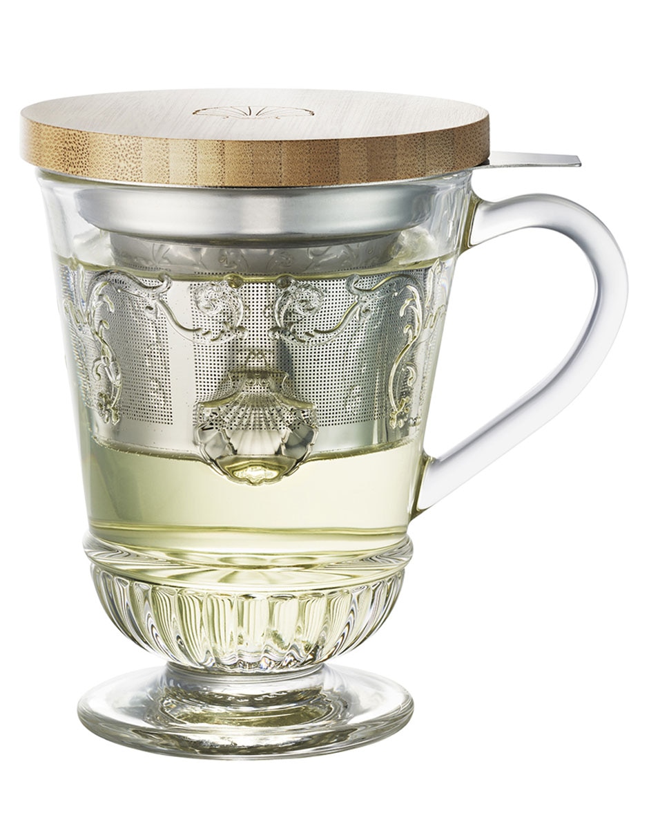 Infusor Versailles de vidrio para té