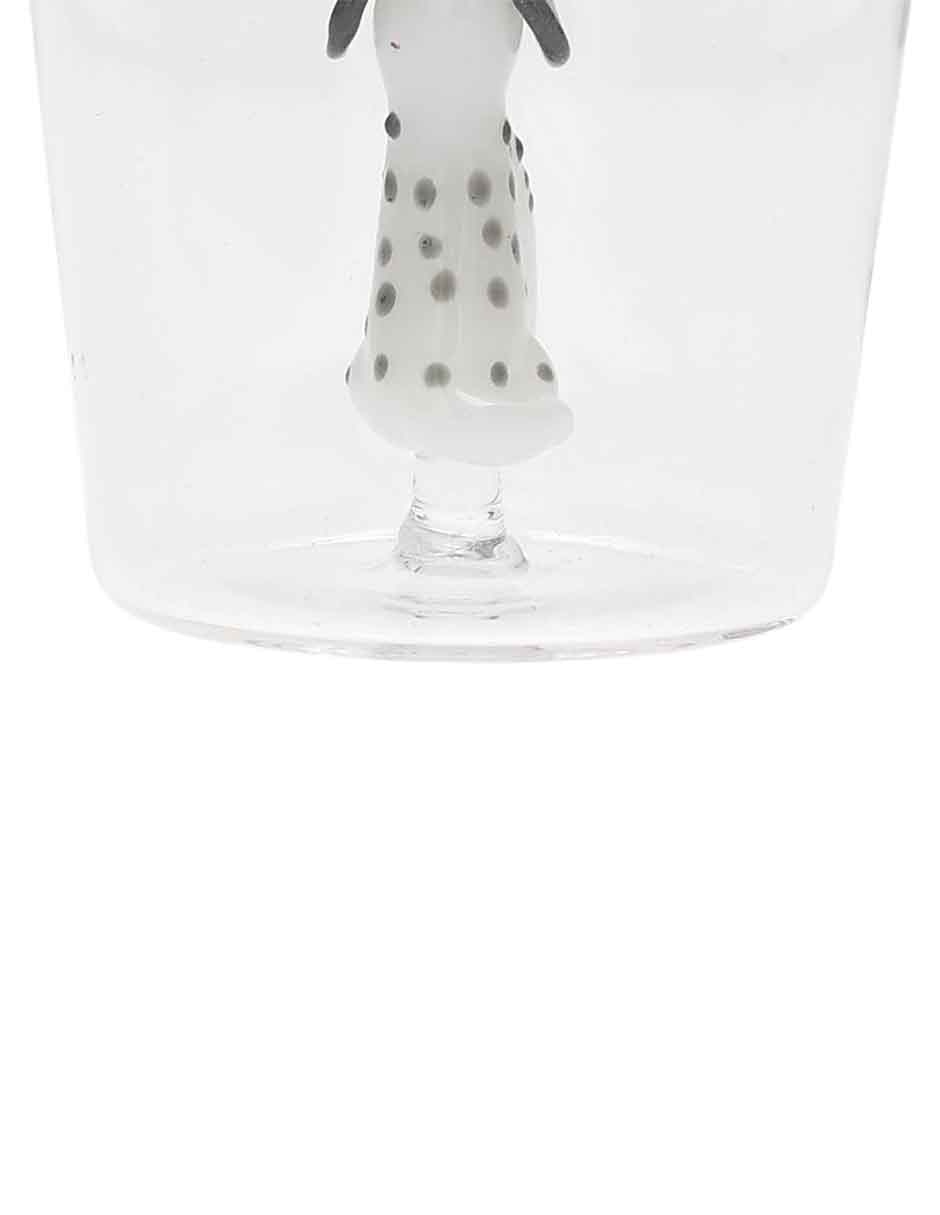 Set de vasos para agua dogs dalmata de borosilicato con 2 piezas 2