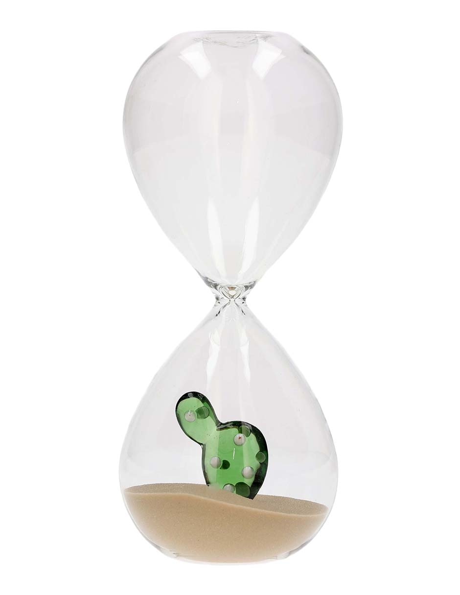 Reloj de arena desert plants de vidrio Reloj de arena desert plants de vidrio
