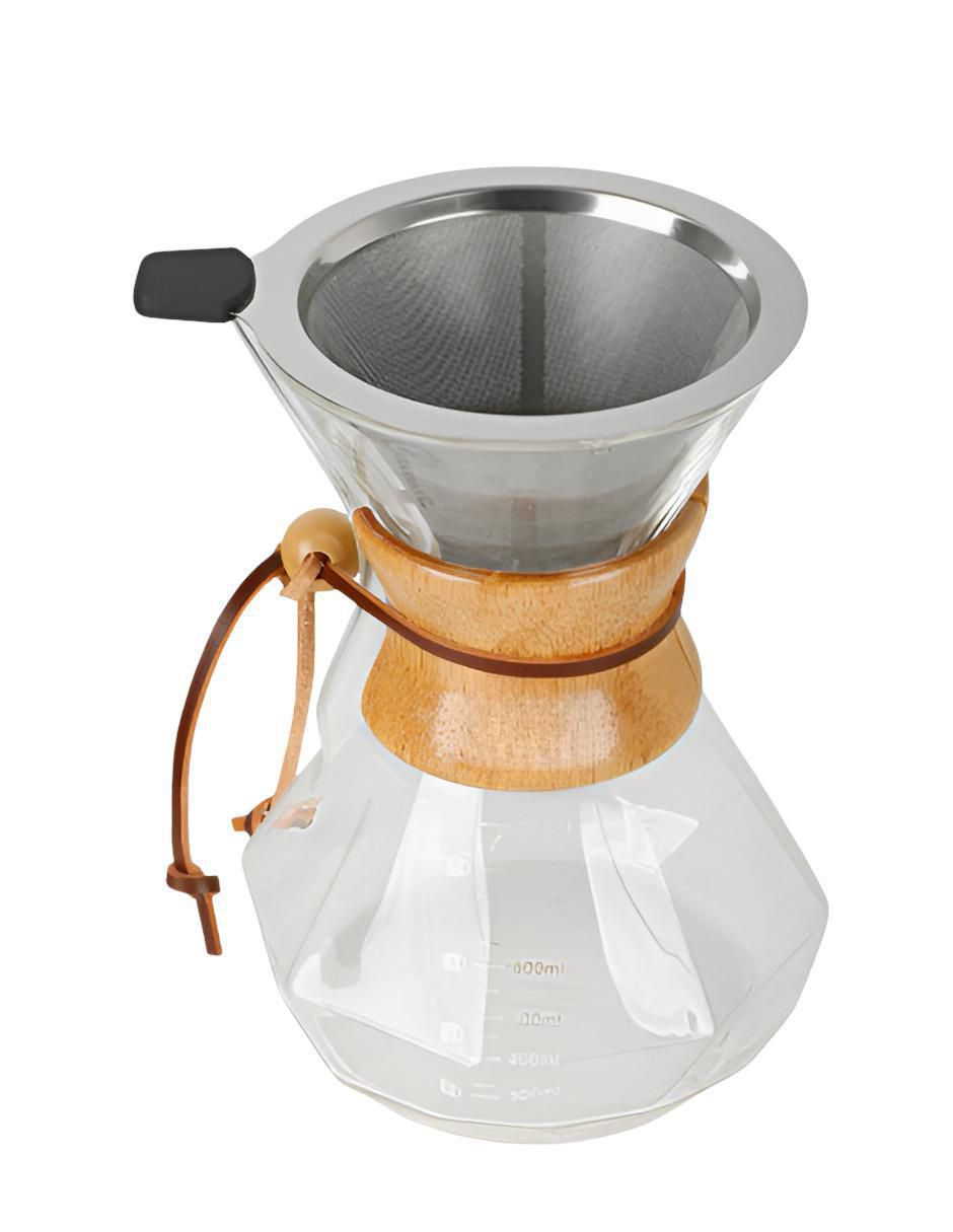 Tetera de goteo de vidrio