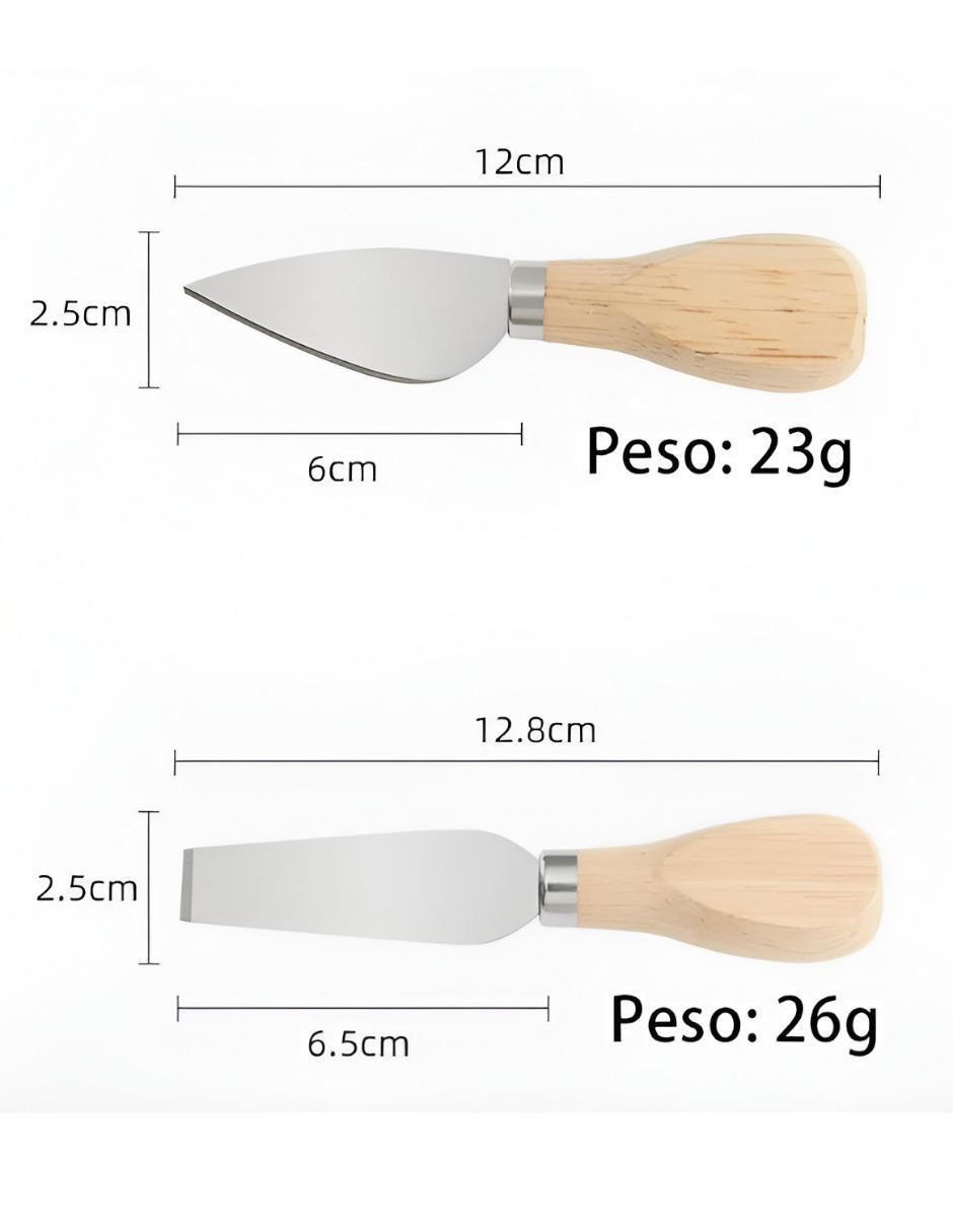 Set de cuchillos para quesos xtllar1559 8 piezas 4