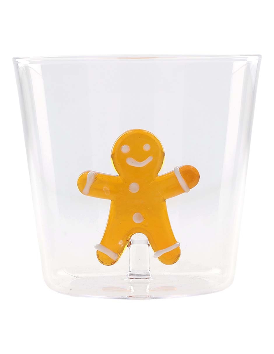 Vaso navideño para agua Mr Gingerbread Ct