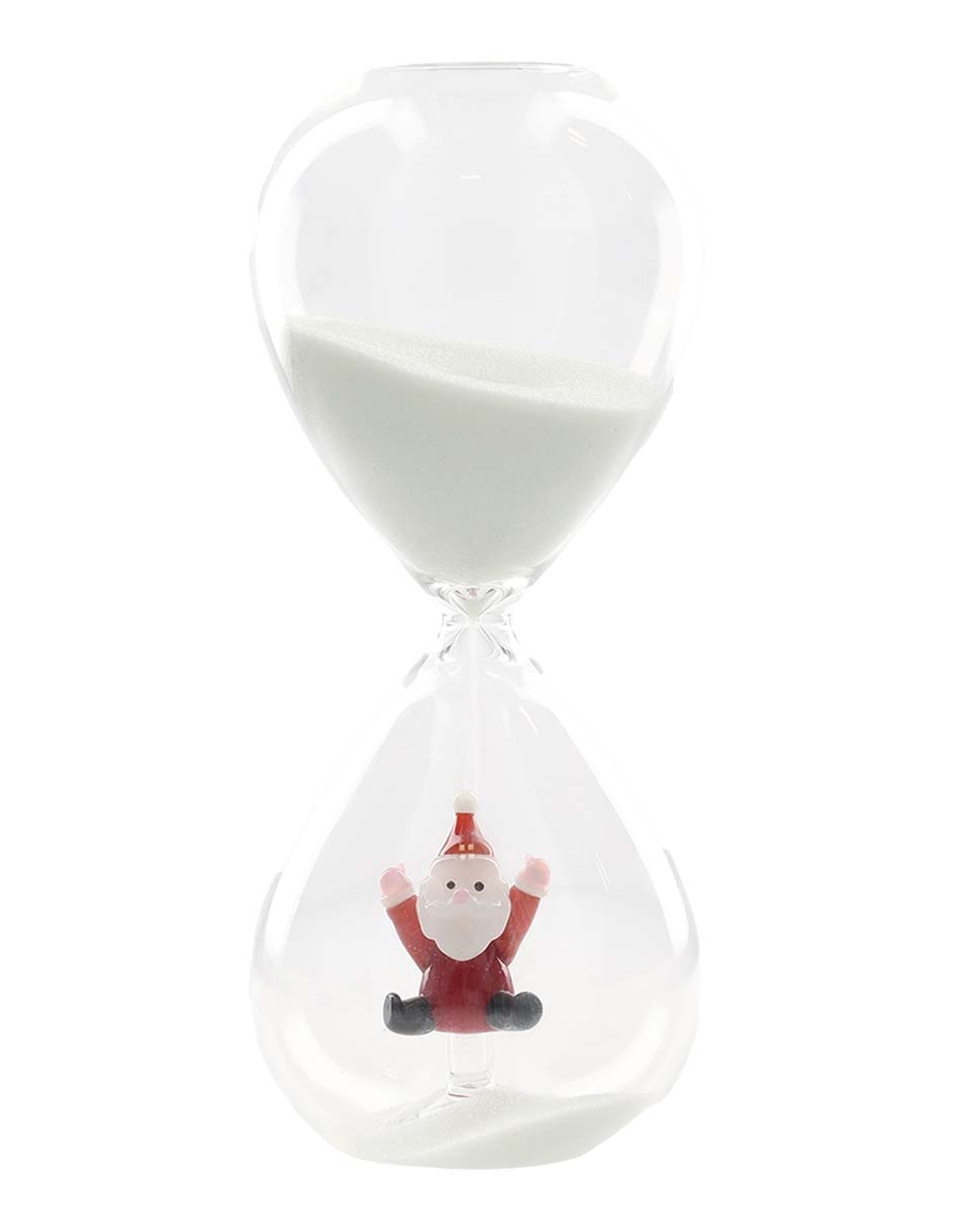 Reloj de arena navideño