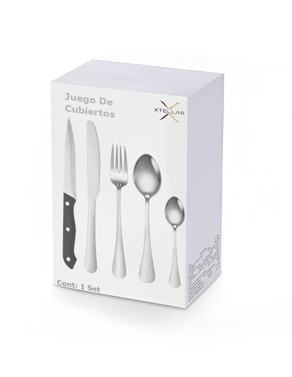 Set cubiertos de acero inoxidable 30 piezas 5