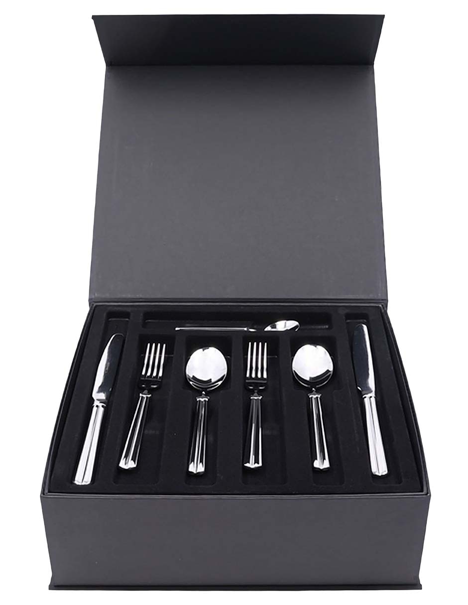 Set cubiertos Brooklyn de acero inoxidable 27 piezas 10