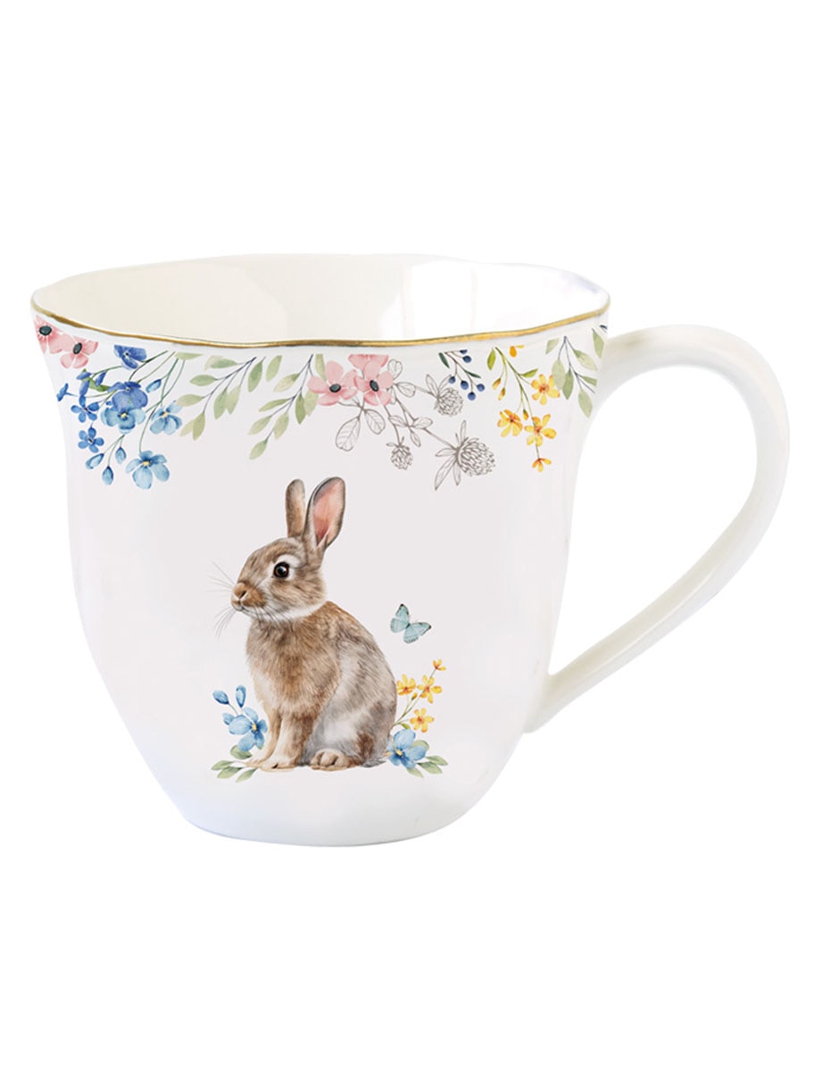 Vajilla Flowey Easter de porcelana para 4 personas 13