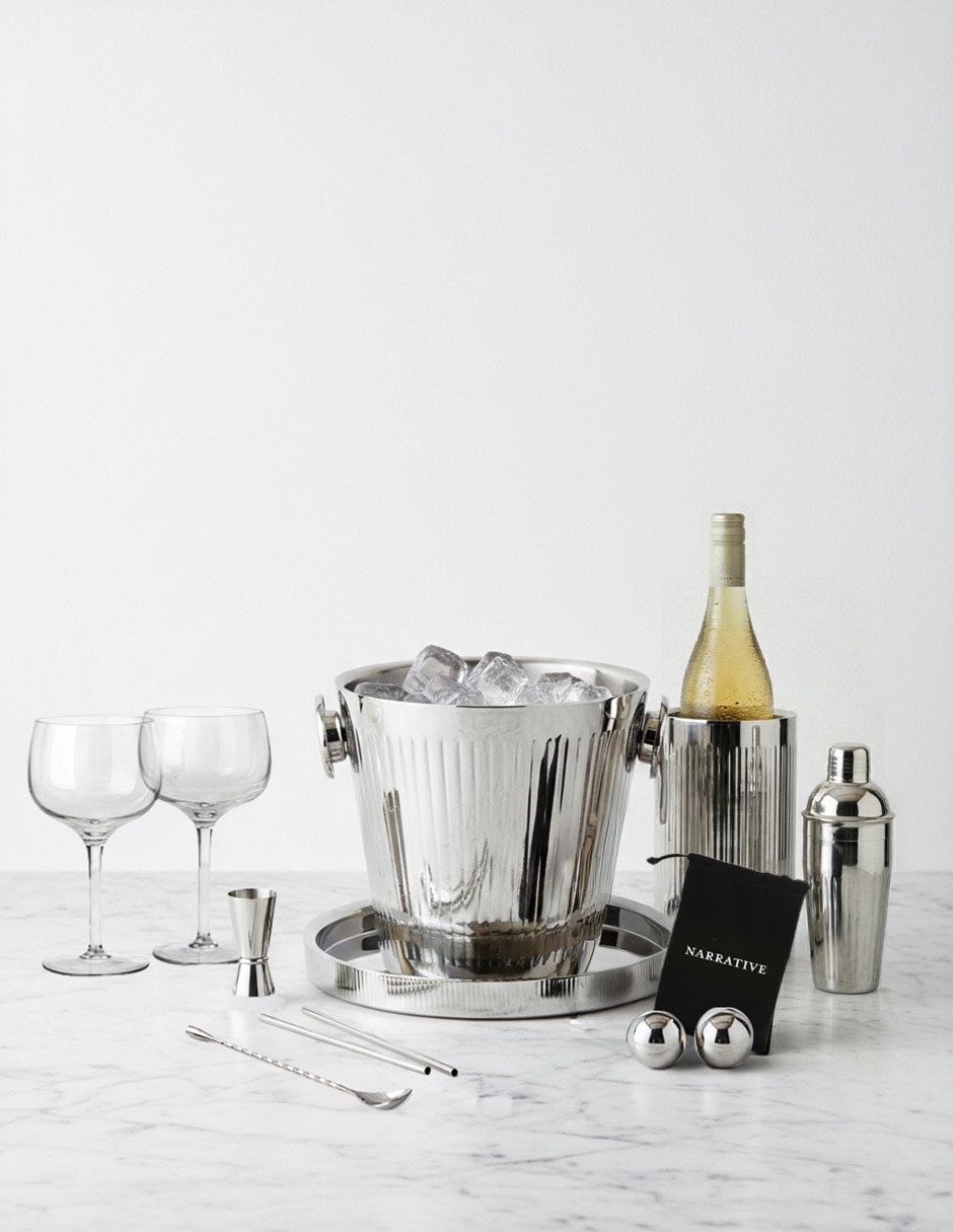 Hielera Silver Night de acero inoxidable 3