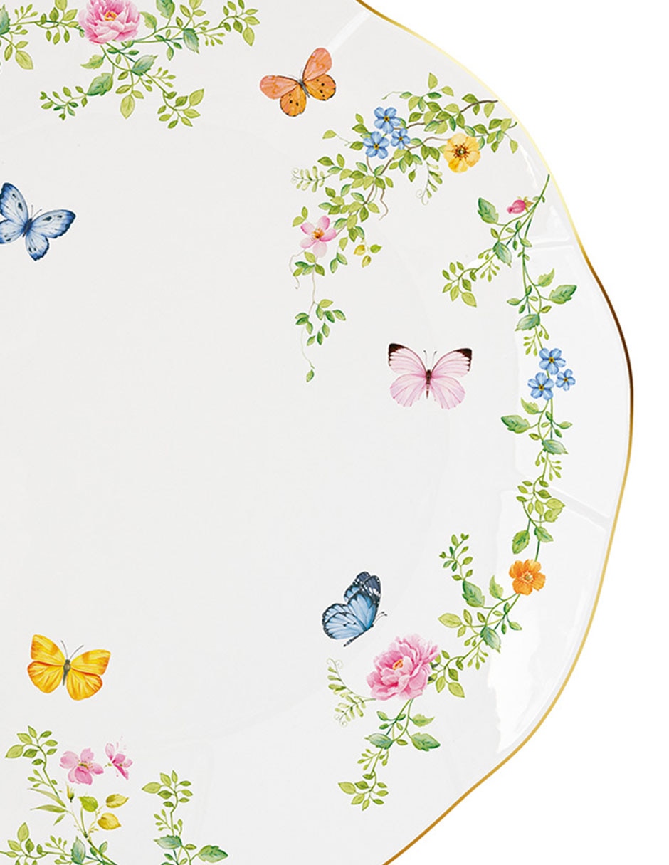 Vajilla cerrada Dancing Butterfly de porcelana para 4 personas 6