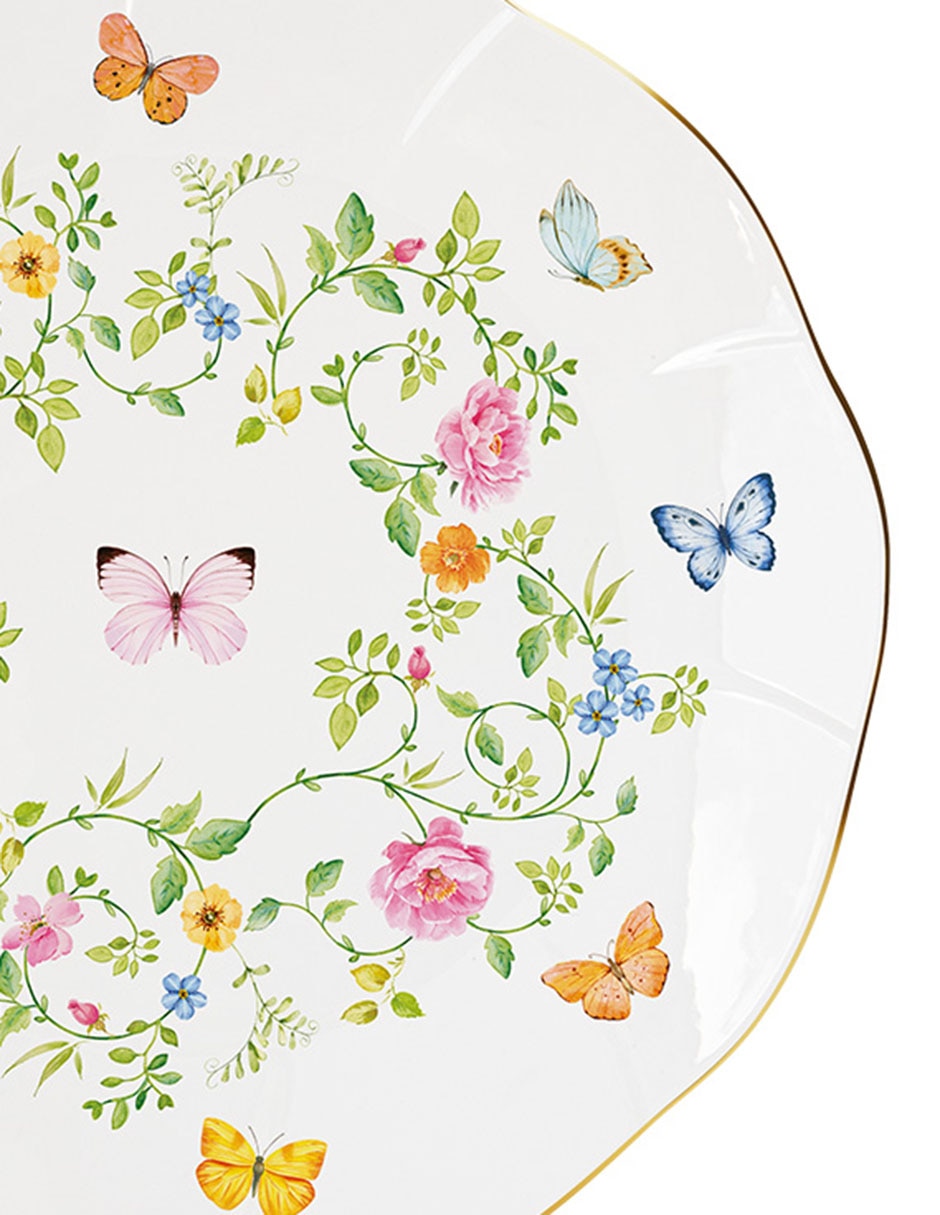 Vajilla cerrada Dancing Butterfly de porcelana para 4 personas 8