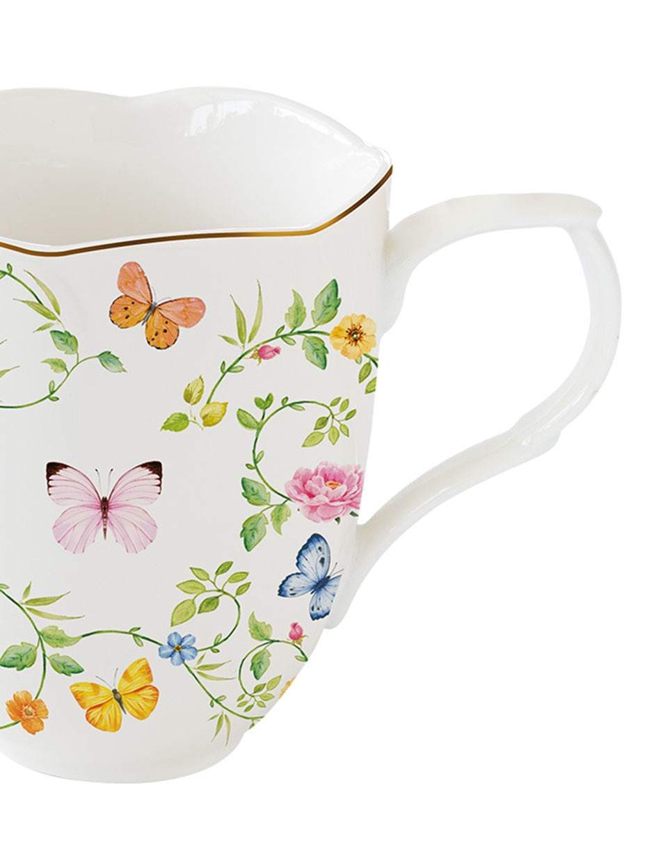 Vajilla cerrada Dancing Butterfly de porcelana para 4 personas 9