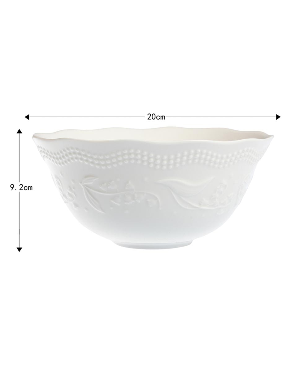 Ensaladera de porcelana 5