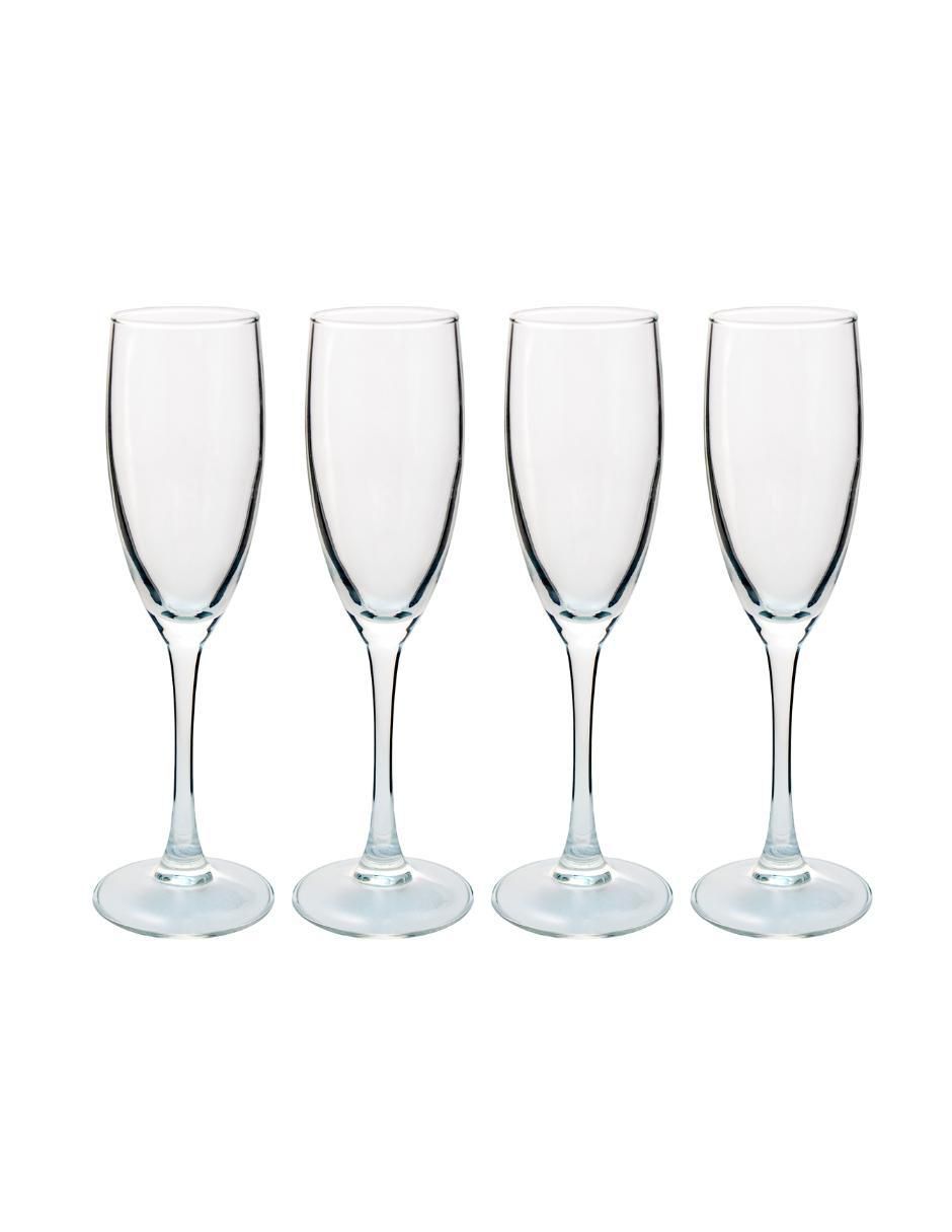 Set de copas flauta Luminarc So Wine de vidrio piezas