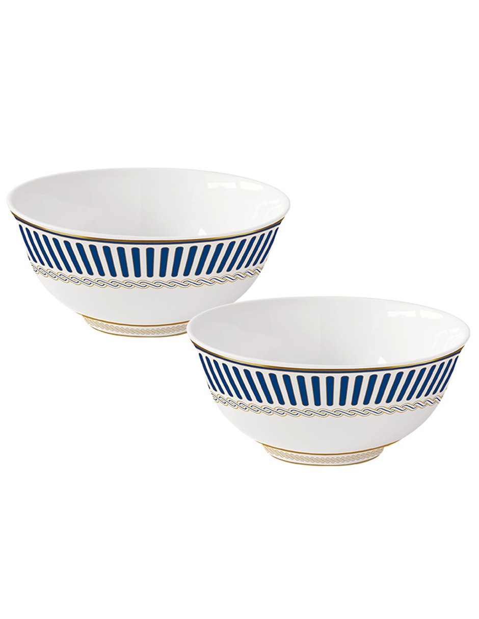 Set bowl Corrallo 2 piezas de porcelana