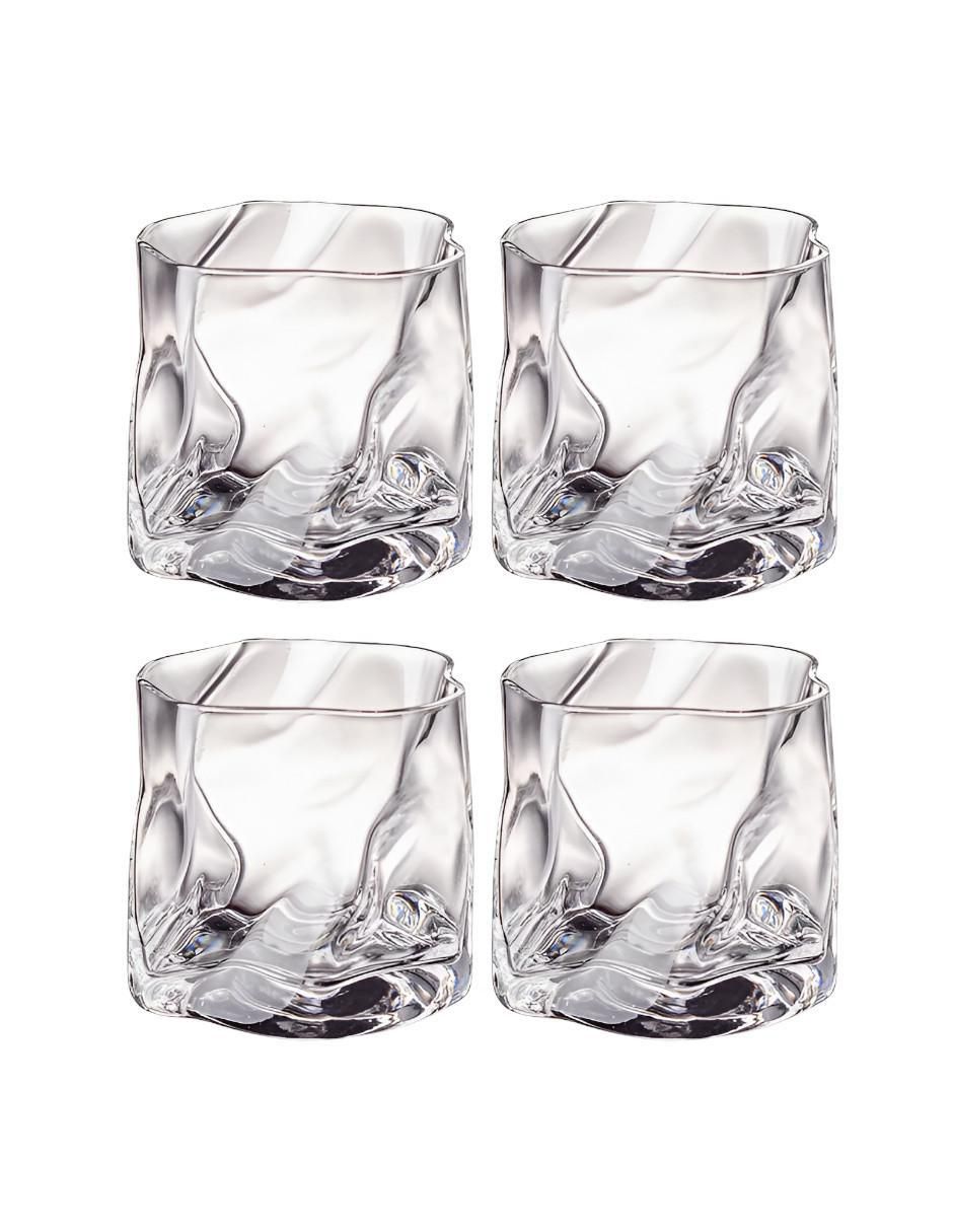 Set de vasos para whisky xtllar1919 de vidrio con 4 piezas Set de vasos para whisky xtllar1919 de vidrio con 4 piezas