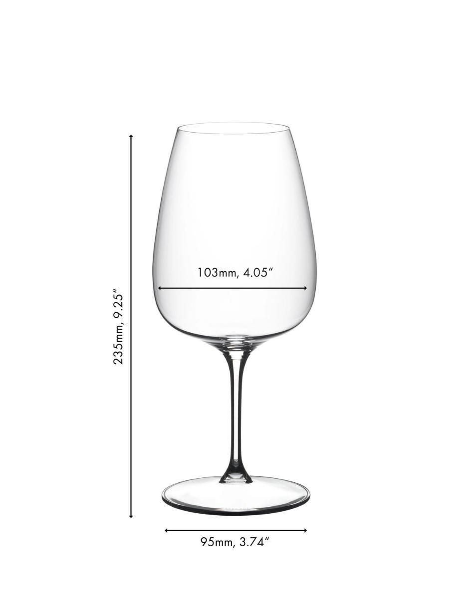Set de copas para vino tinto Grape de cristal 2 piezas 4