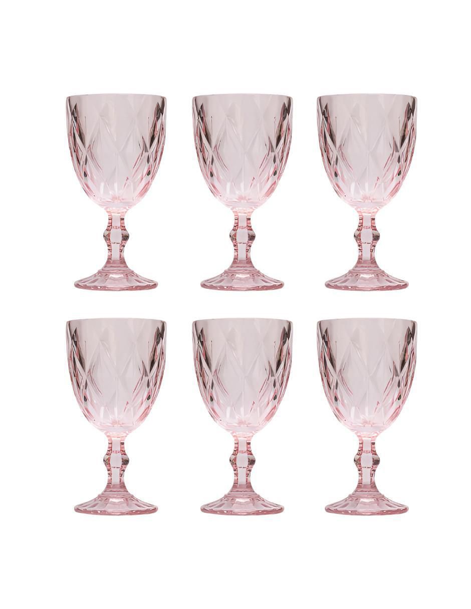 Set de copas universal xtllar3990 de cristal 6 piezas