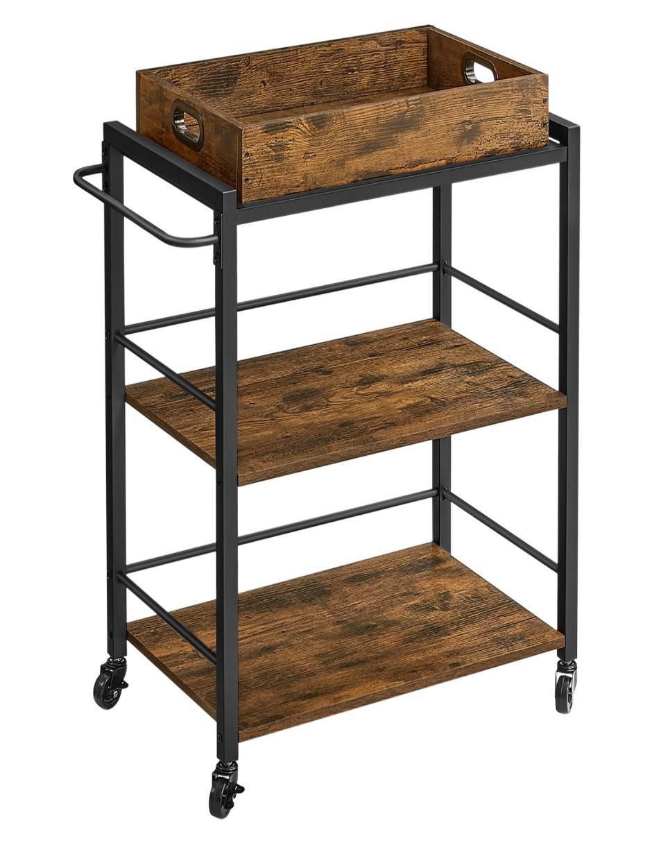 Carro de bar cocina Brewer madera Carro de bar cocina Brewer madera