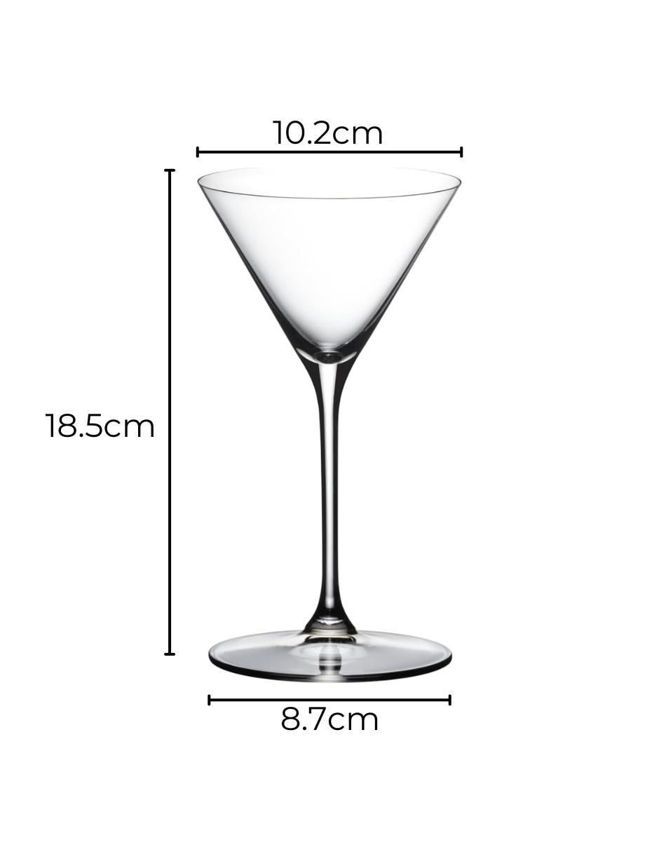 Set de copas para martini Grape de cristal 2 piezas 4