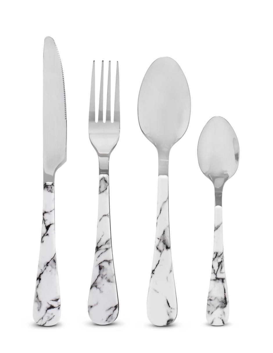 Set cubiertos de acero inoxidable 16 piezas