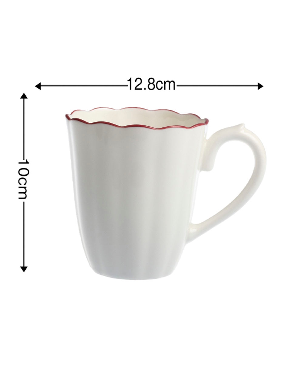 Taza clásica England Red Rim 5