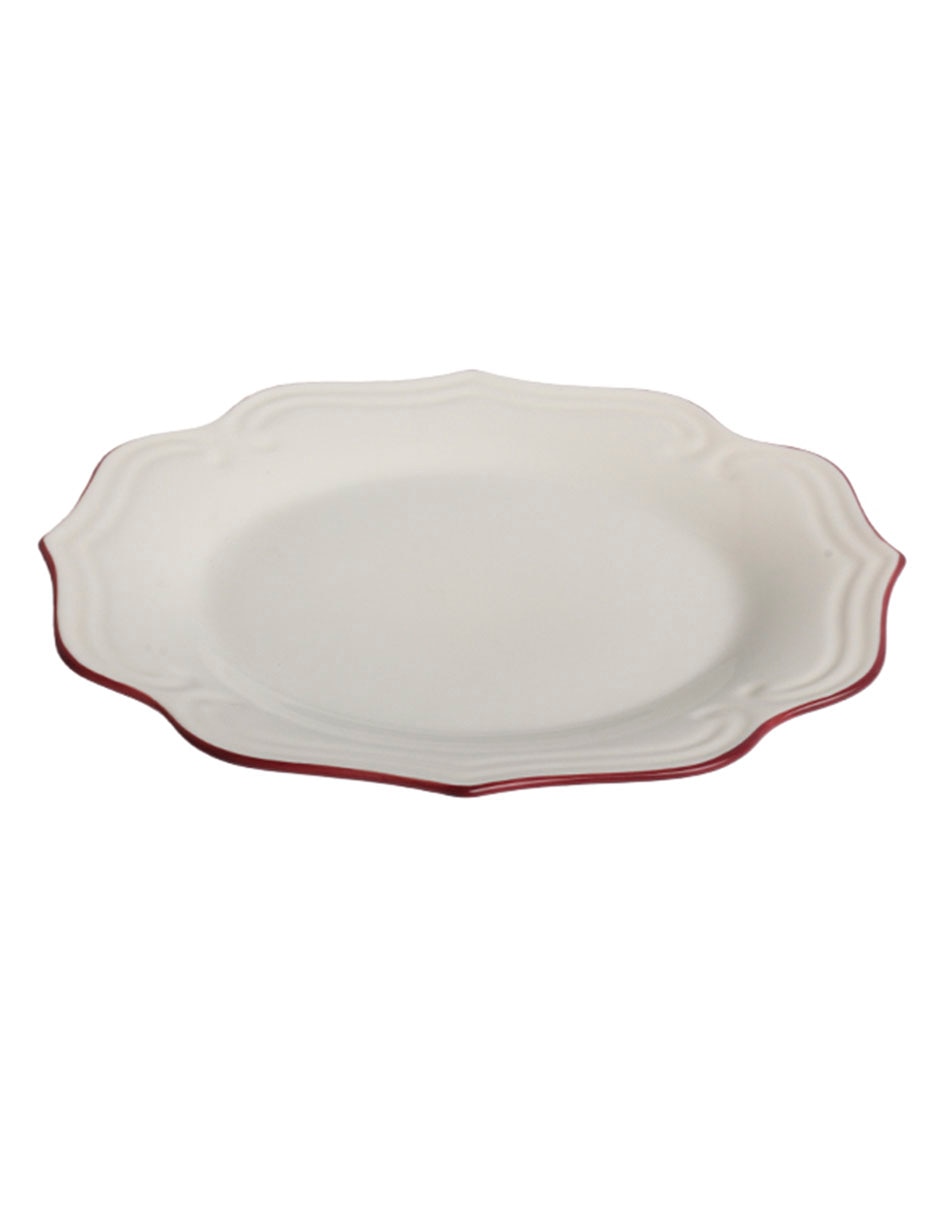 Plato postre England de porcelana 2