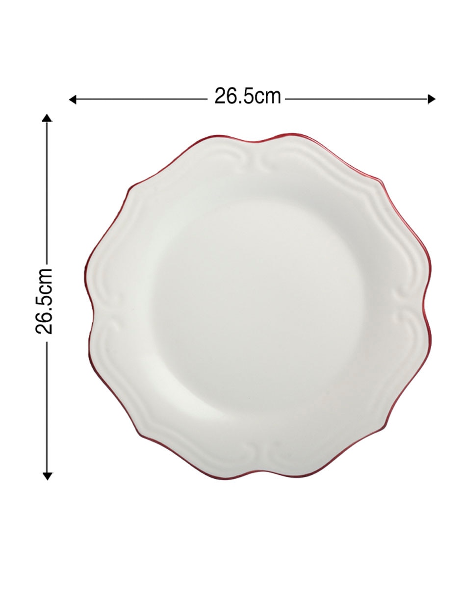 Plato trinche England de porcelana 5