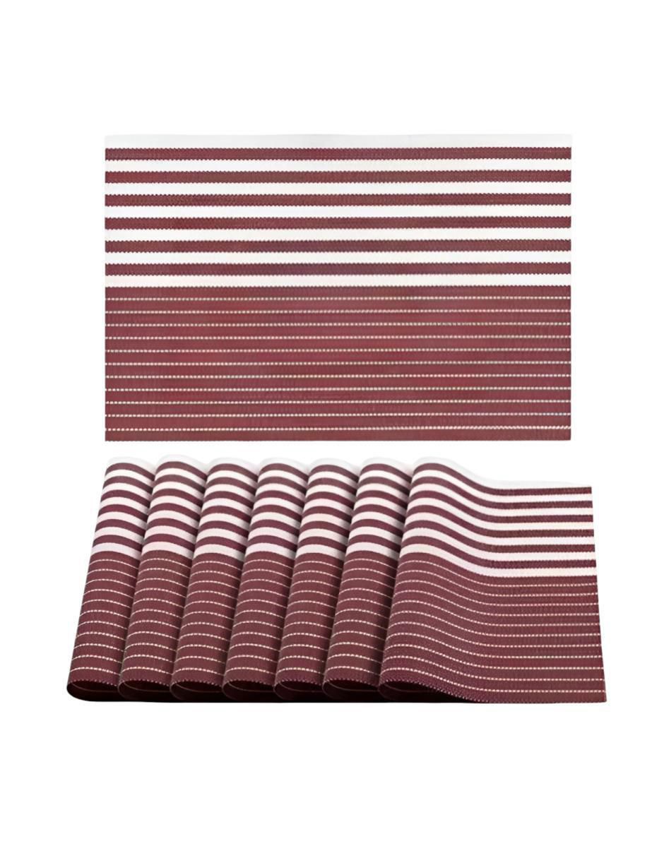 Set mantel individual rectangular de pvc Xtllar