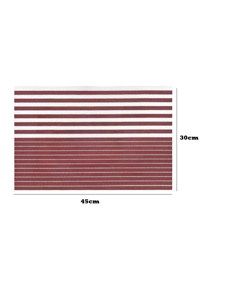 Set mantel individual rectangular de pvc Xtllar 5