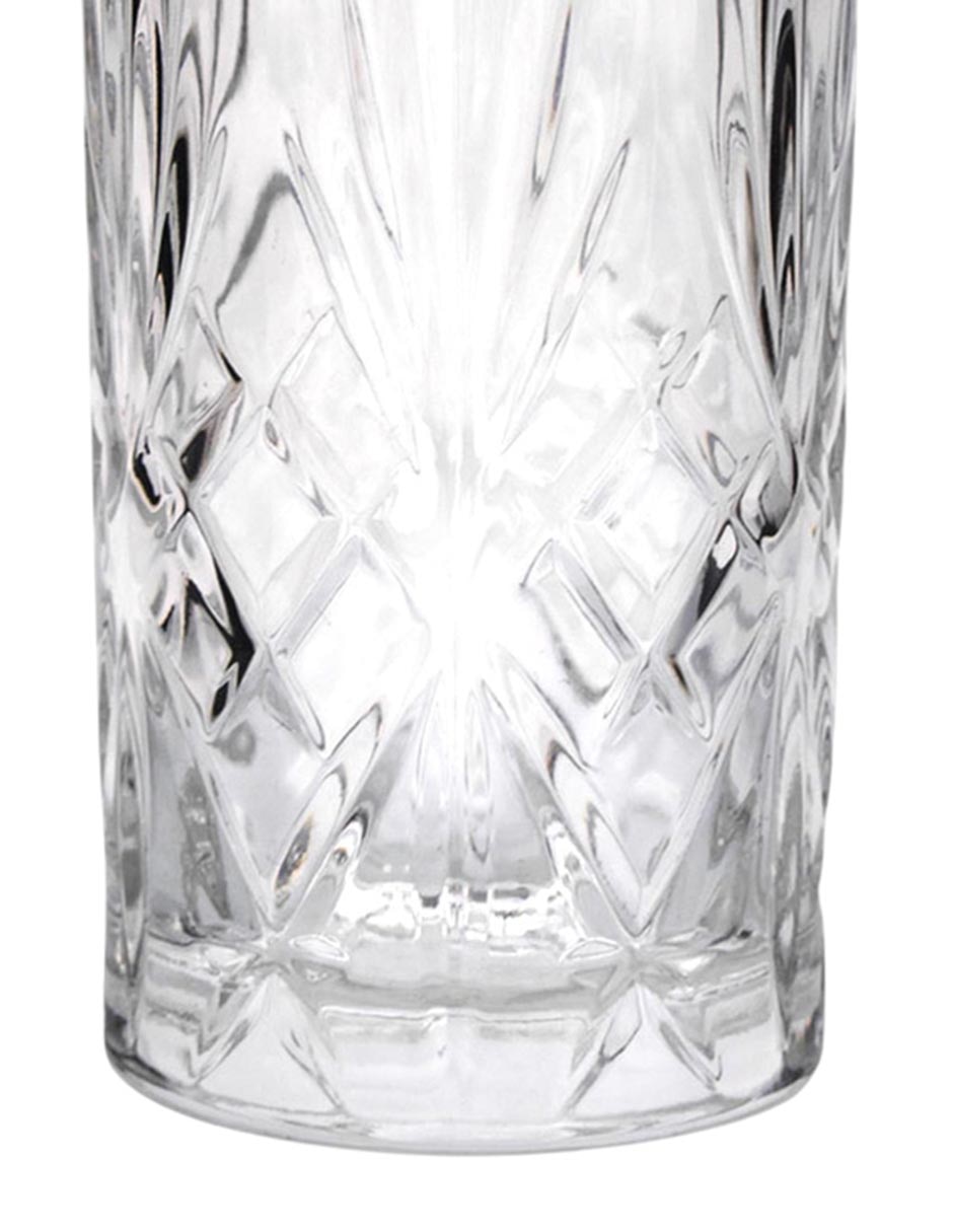 "vaso" highball melodia "de" cristal "con" 1 pieza "piezas" 3