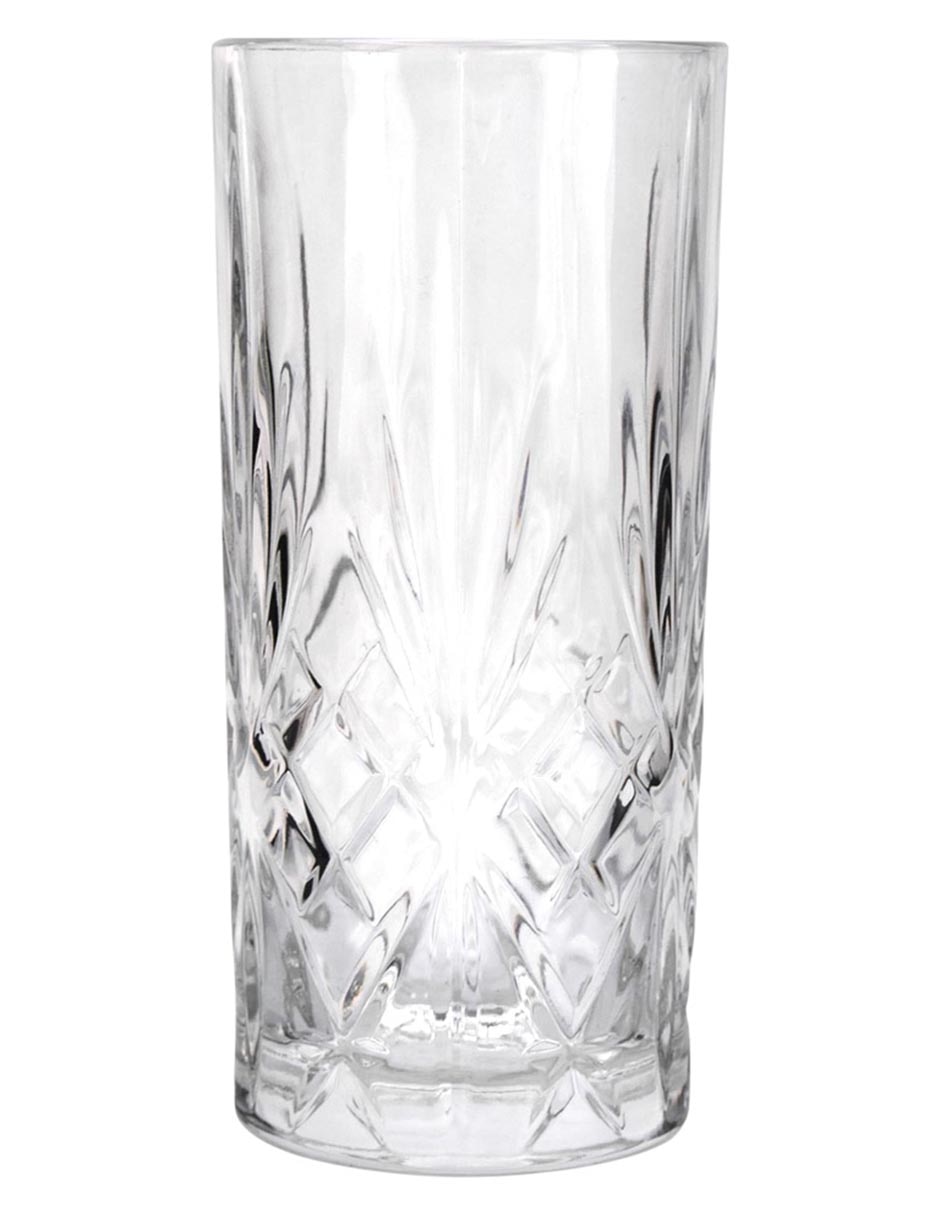 "vaso" highball melodia "de" cristal "con" 1 pieza "piezas" 4