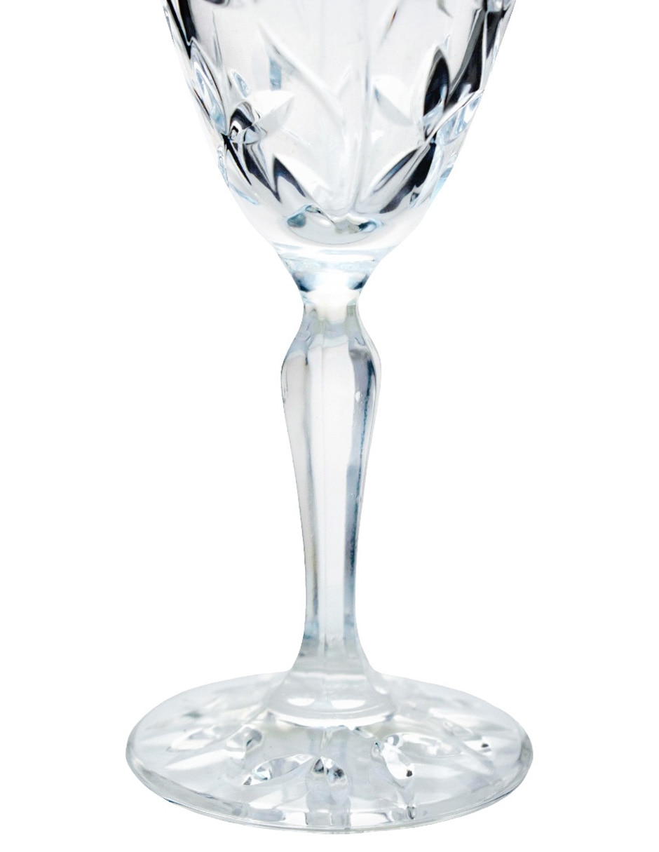 Set de copas para vino blanco Laurus de cristal 6 piezas 4