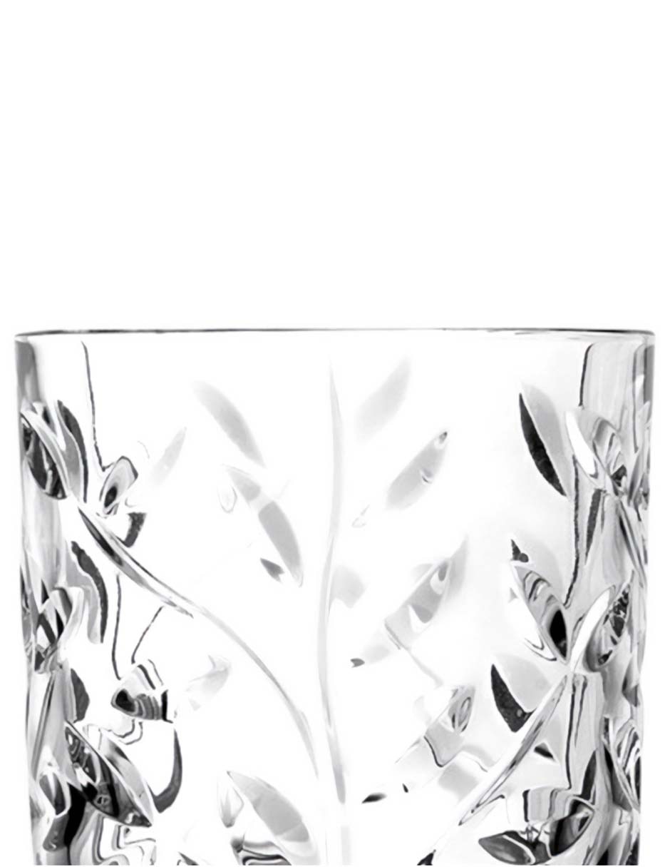 Vaso Old Fashion Laurus de cristal con 1 pieza 2