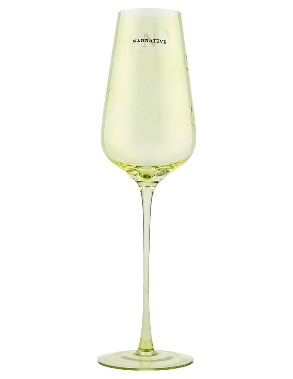 Copa flauta Libélula de vidrio