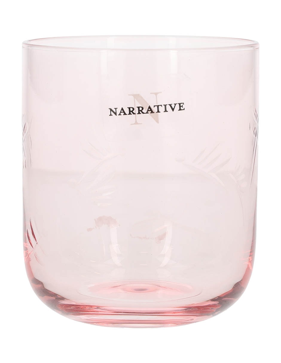Vaso para agua Libélula de vidrio